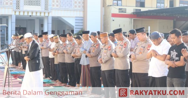 Polres Sidrap Gelar Sholat Istisqa Minta Turun Hujan