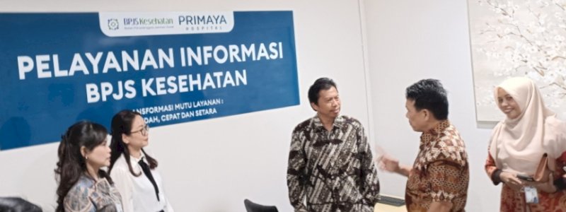 BPJS Kesehatan Betsama Kepala Dinas Kesehatan Sulsel Resmikan Ruangan Pelayanan Informasi & Portal QR di Rumah Sakit Primaya Makassar