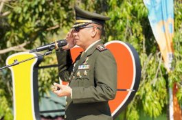 Letkol Inf Wahyu Yunus Pimpin Upacara Peringatan Hari Kesaktian Pancasila di Makodim 1407/Wajo