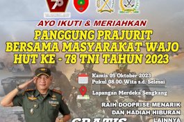 Ayo Ikut! Meriahkan Panggung Prajurit di Lapangan Merdeka Wajo