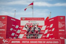Sejarah Bagi Pebalap Astra Honda, Lagu Indonesia Raya Berkumandang Dua Kali di international IATC Motegi 
