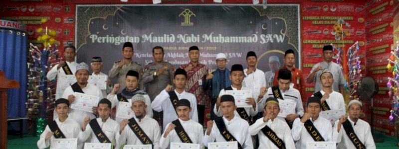 Khidmat dan Meriah, Lapas Palopo Gelar Peringatan Maulid Nabi Muhammad SAW 1445 H