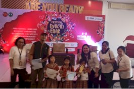 Puluhan Anak Didik TK Bina Kasih Ikut Lomba Mewarnai di Phipo Mal