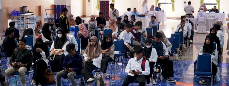 180 Mahasiswa Ikut Seleksi Wawancara Beasiswa Universitas Muhammadiyah Makassar
