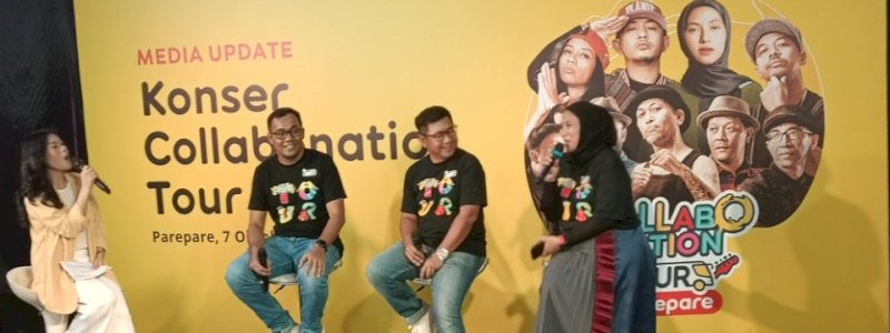 IM3 Gelar Konser Collabonation Tout di Kota Parepare. Hibur 8500an Pengunjung