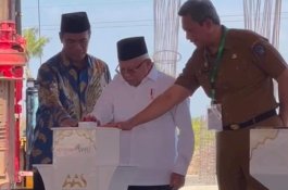 Dihadiri Wapres RI, Pembangunan Masjid Hj. Andi Nurhadi dan AAS International Hospital Dimulai