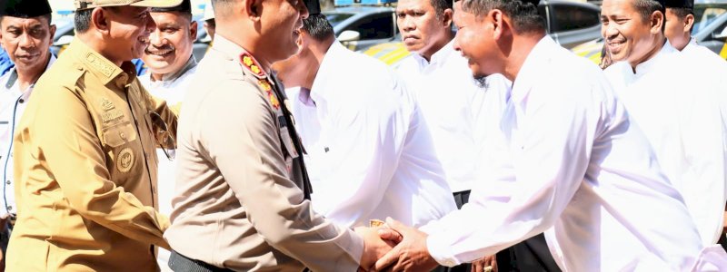 Polres Wajo Apel Siaga Pasukan Pengamanan Pilkades Serentak Tahun 2023