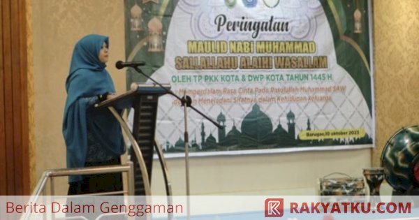 Peringati Maulid, Erna Rasyid Taufan Perdalam Rasa Cinta Dengan Sosok Nabi Muhammad SAW