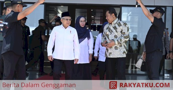 Batal Kunjungan ke Wamena, Pj Gubernur Bahtiar Dampingi KH Ma'ruf Amin Selama Transit di Makassar