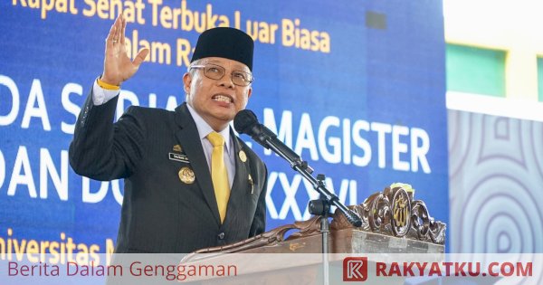 Taufan Pawe Hadiri Rapat Senat Terbuka Luar Biasa Umpar