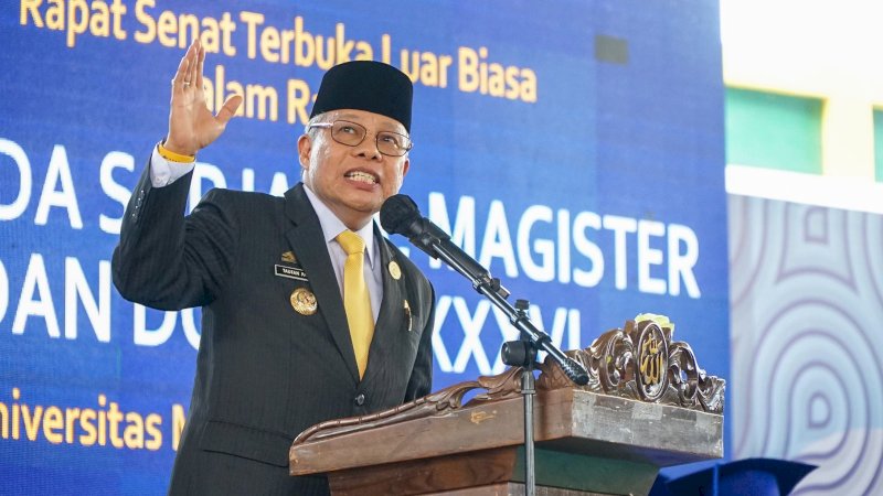 Taufan Pawe Hadiri Rapat Senat Terbuka Luar Biasa Umpar