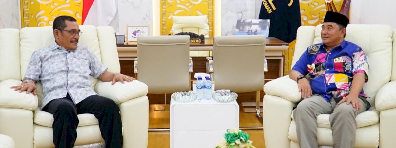 Kakanwil Kemenkumham Sulsel Terima Kunker PJ Gubernur Sulawesi Selatan