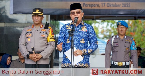 Hadiri Apel Gelar Pasukan Operasi Mantap Brata, Taufan Pawe Apresiasi Peran TNI Polri Amankan Pemilu