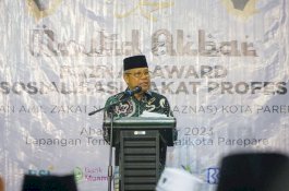 Wali Kota Parepare Apresiasi Kinerja Baznas Turunkan Tingkat Kemiskinan