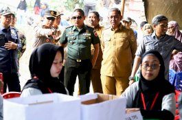 26 Desa Gelar Pilkades Serentak, Bupati dan Forkopimda Wajo Keliling Pantau TPS