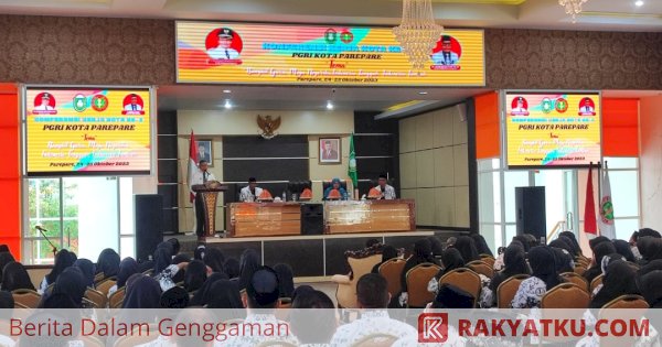 Di Konker PGRI, Taufan Pawe Nyatakan Cintanya ke Guru Tanpa Batas