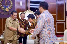 Direktur Distribusi PLN Temui Pj Gubernur Jelaskan Kondisi Kelistrikan Sulsel