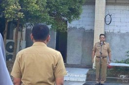 Sekdis Pendidikan Kota Makassar Pimpin Apel Pagi, Ini yang Disampaikan