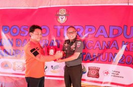 Kunjungi Posko Terpadu Bencana Kekeringan, Dandim 1406 Wajo: Tetap Siaga, Koordinasi dan Jaga Kesehatan 