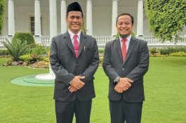 Mantan Gubernur Sulsel Hadiri Pelantikan Andi Amran Sulaiman Jadi Menteri Pertanian RI