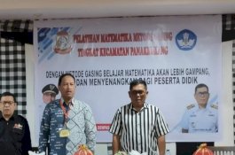 Kepala Dinas Pendidikan kota Makassar Membuka Kegiatan Gasing Belajar Matematika