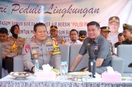 Polri Bangun Sumur Bor untuk Masyarakat Pattalassang Gowa