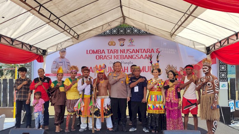 Jelang Hari Sumpah Pemuda, Polrestabes Makassar Gelar Lomba Tari Nusantara dan Orasi Kebangsaan