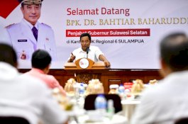 Pj Gubernur Sulsel Berkunjung ke Kantor OJK Regional VI Sulawesi