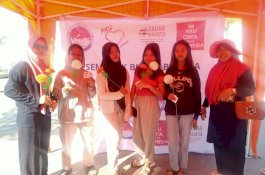 MGMP Bahasa Indonesia SMK Kota Makassar Gelar Semarak Bulan Bahasa di Anjungan Pantai Losari 