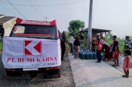 Atasi Permasalahan Kekeringan, Bumi Karsa Salurkan CSR Bantuan Air Bersih