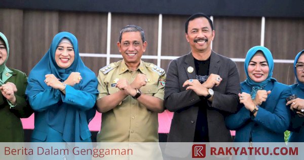 Duo Amran Hadiri Peringatan Hari Kesatuan Gerak PKK ke-51 Tingkat Kabupaten Wajo