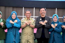 Duo Amran Hadiri Peringatan Hari Kesatuan Gerak PKK ke-51 Tingkat Kabupaten Wajo