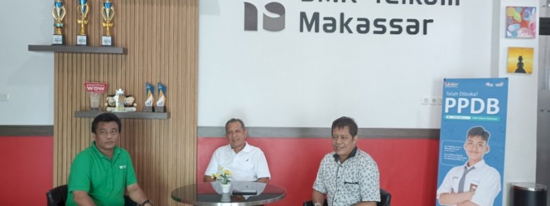 Sukses Gelar Job Fair SMK Telkom Makassar Ajak 18 Instansi 