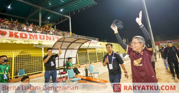 Taufan Pawe Teken MoU PSM Makassar Bermarkas di Stadion GBH Selama 5 Tahun