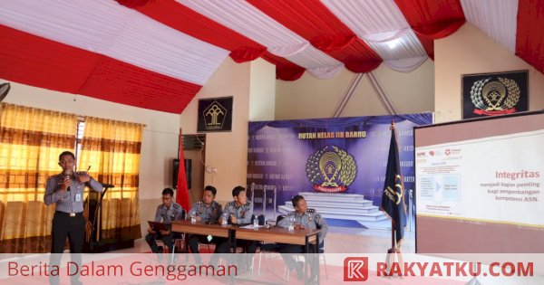 Karutan Barru Didaulat Jadi Duta Prestasi, Sosialisasikan Budaya Anti Korupsi