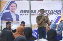 Supratman Laksanakan Reses Pertama di Manggala