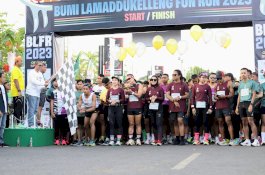 Sebut Terobosan yang Event Positif, Bupati Wajo Apresiasi Bumi Lamaddukelleng Fun Run 2023