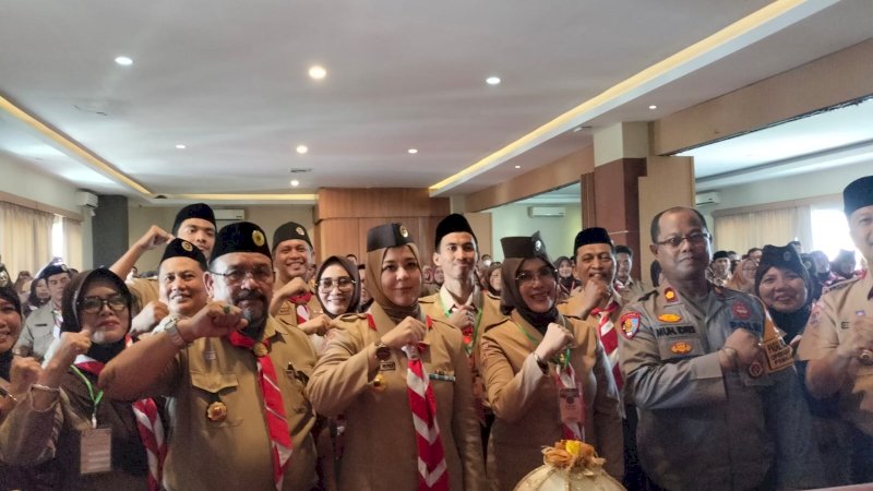 Kapolsek Bontoala Hadiri Musyawarah Ranting 2023 Kwartir Ranting Gerakan Pramuka