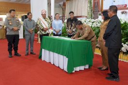 Sukseskan Pemilu dan Pilkada Serentak, Tator dan Torut Pastikan Ketersediaan Anggaran