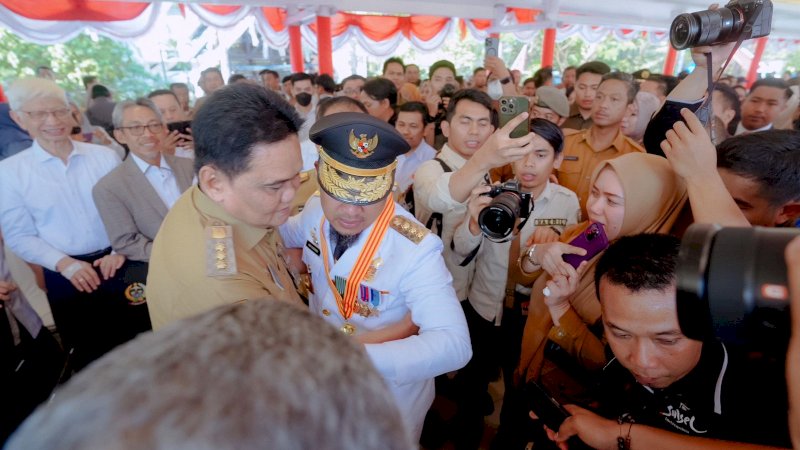 Bupati Barru Ucap Perpisahan Pada Gubermu Sulsel Andi Sudirman Sulaeman