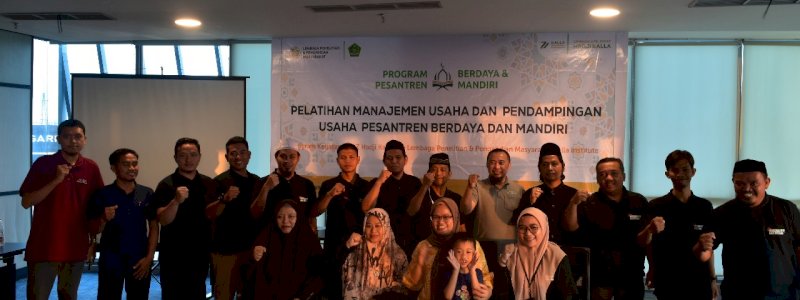 LAZ Hadji Kalla dan LPPM Kalla Institute Gelar Program Pelatihan Pemberdayaan Pesantren