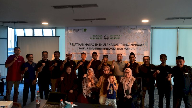 LAZ Hadji Kalla dan LPPM Kalla Institute Gelar Program Pelatihan Pemberdayaan Pesantren