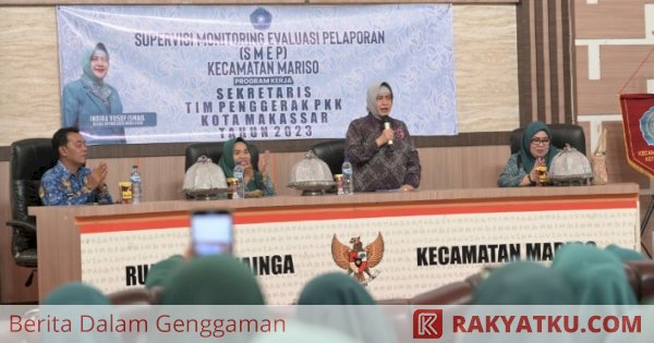 Ketua TP PKK Makassar Lakukan SMEP di Kecamatan Mariso