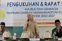 Majelis dan Lembaga Pimpinan Daerah Muhammadiyah Resmi Dikukuhkan, Bupati Lutra Tekankan Pentingnya Sinergi