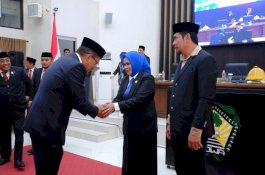 Pj Sekda Gowa Hadiri Pelantikan Sutihati Dahlan