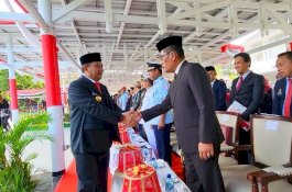 Kakanwil Hadiri Upacara Peringatan HKN ke-59 Tahun di Rujab Gubernur Sulsel