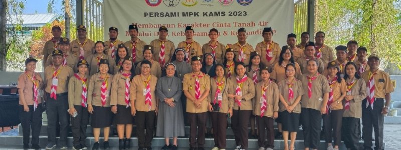 Sukses Digelar Perkemahan Tingkat Penggalang untuk Sekolah Katolik se-kota Makassar 