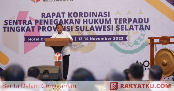 Pj Gubernur Sulsel Apresiasi Upaya Gakkumdu Kawal Pemilu dan Pilkada Serentak 2024