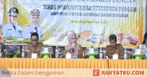 Pemda Lutra Gelar Rakor Stabilisasi Pasokan dan Harga Pangan untuk Tekan Inflasi