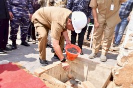 Pj Gubernur Sulsel Groundbreaking Packing House dan Ripening Pisang Cavendish di Tallasa City